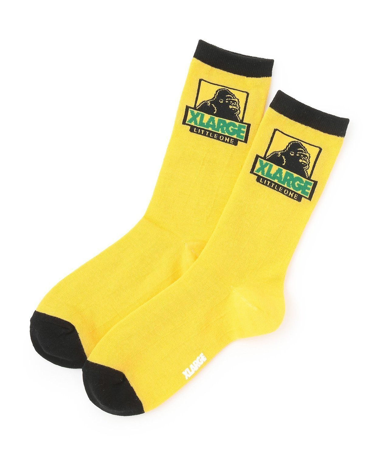 Оригинальные двухцветные носки XLARGE KIDS, Yellow