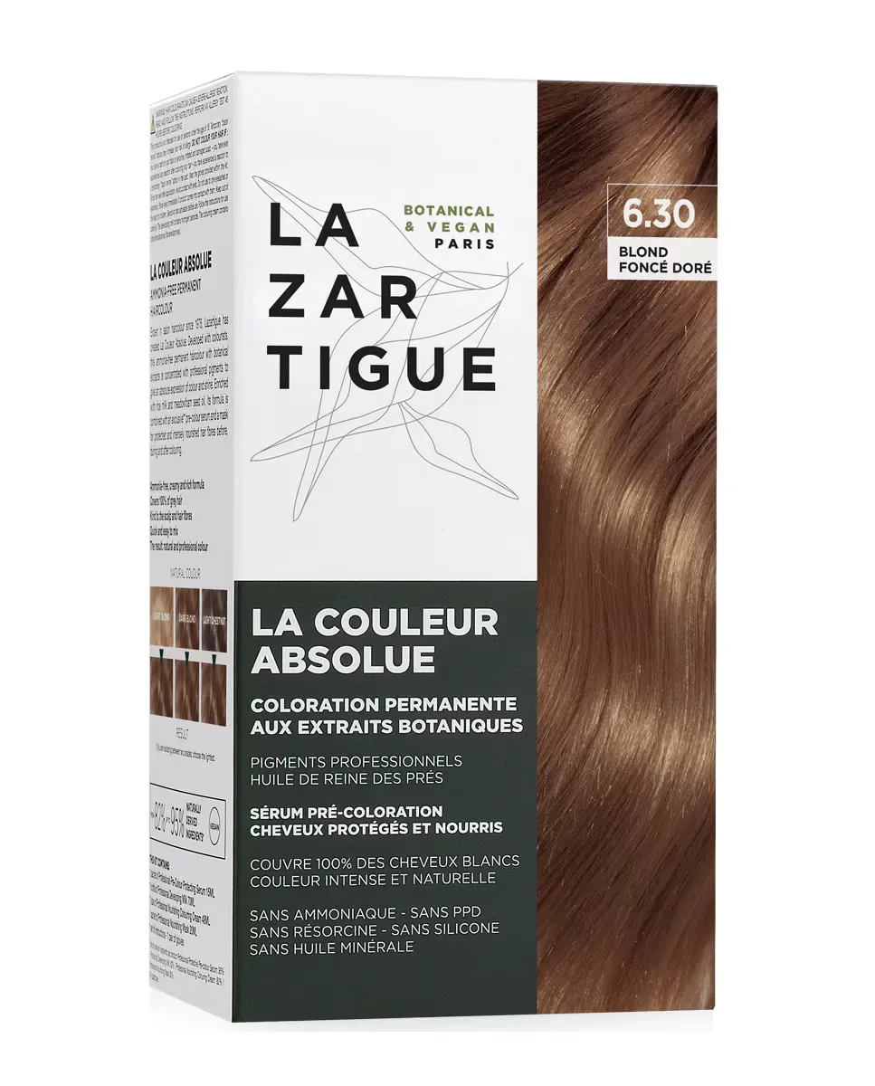 Постоянное окрашивание La Couleur Absolue Lazartigue, 6.30 Blond Foncé Doré