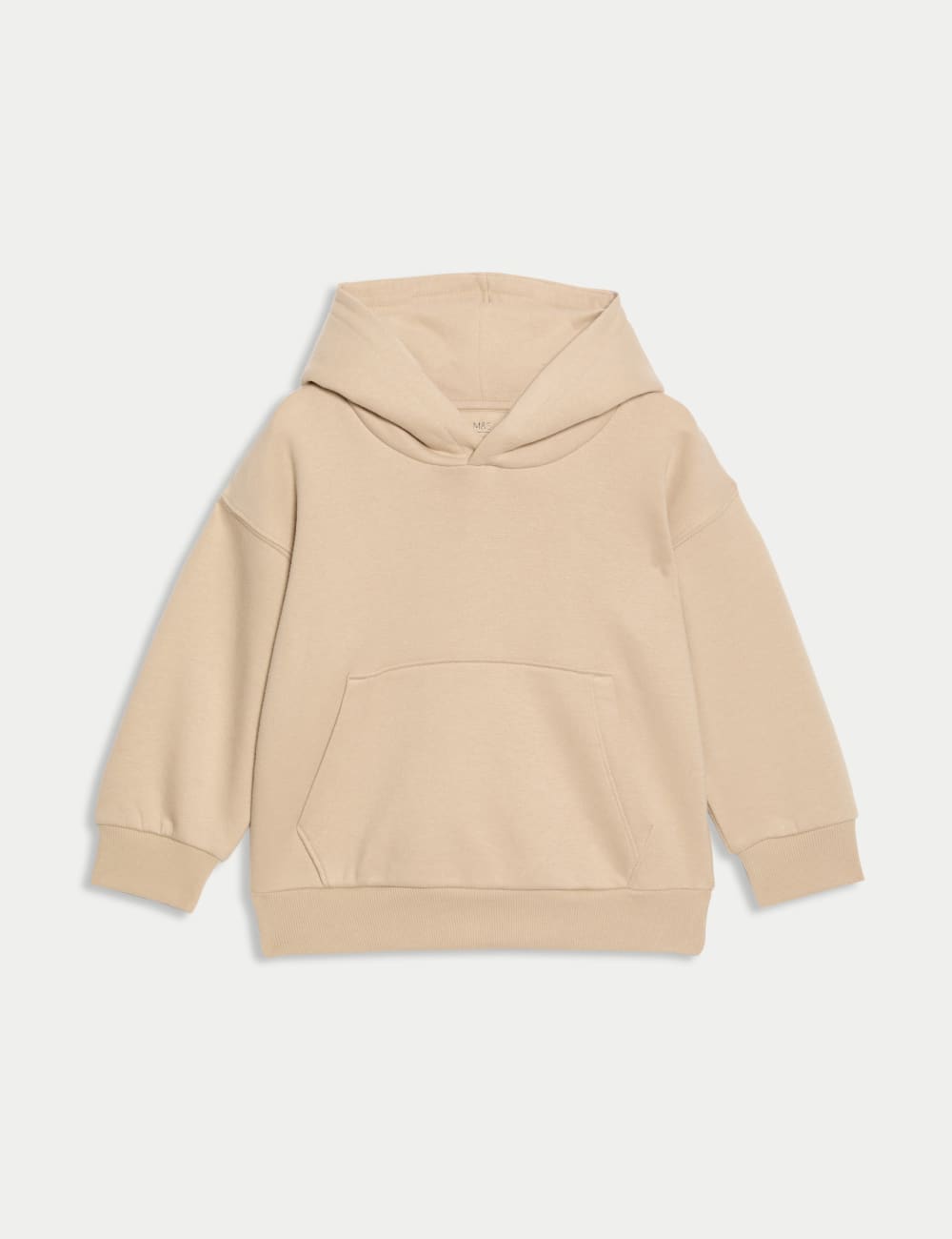 

Толстовка с капюшоном из хлопка Marks & Spencer, цвет Neutral