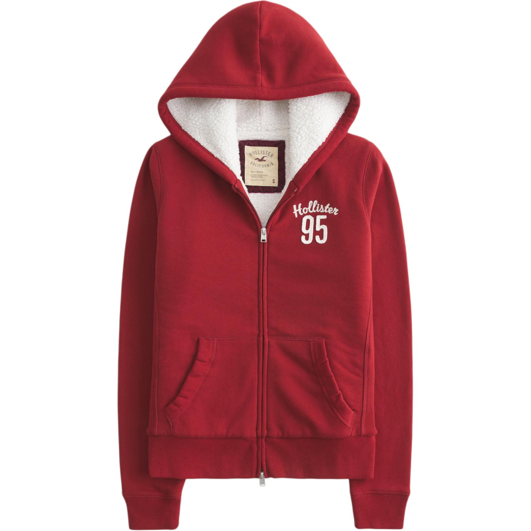 

Hollister/ Толстовка Women's Red Hooded Moderate, Красный, Hollister/ Толстовка Women's Red Hooded Moderate
