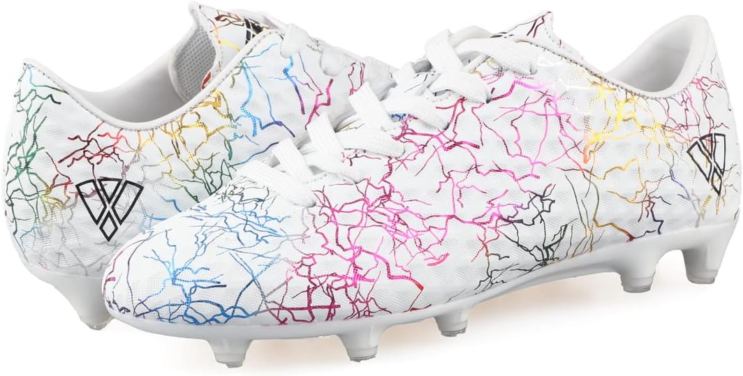 

Детские футбольные бутсы Vizari Zodiac для твердых покрытий для мальчиков и девочек, Легкие футбольные кроссовки для молодежи, Прочная формованная подошва из ТПУ, Отличное сцепление на траве и искусственном газоне, Комфортные стельки с амортизац...