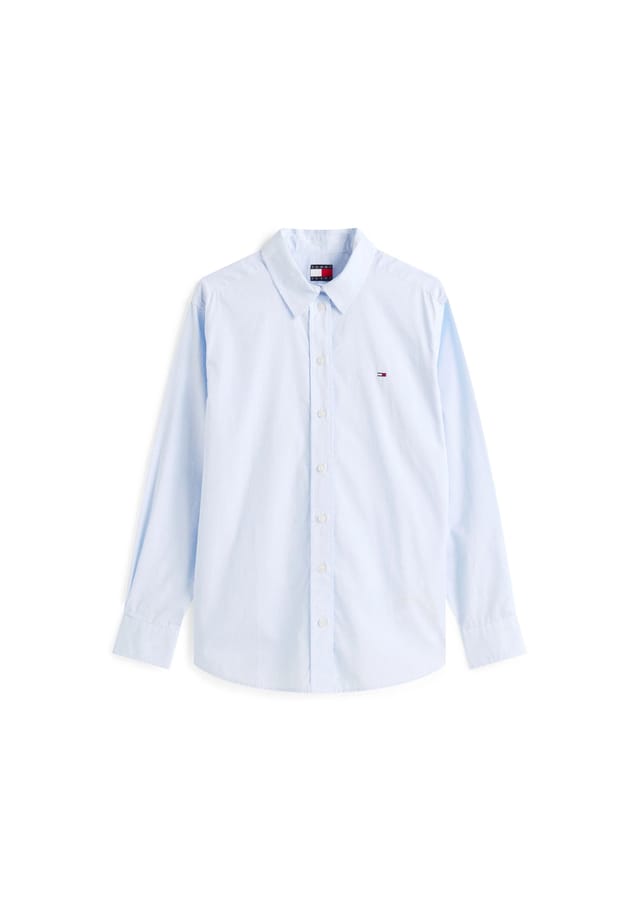 

Рубашка блузка вышивка Tommy Jeans, синий