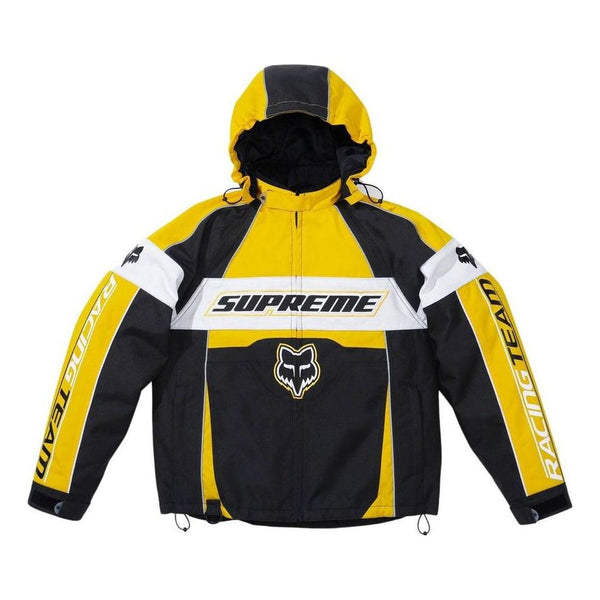 

Куртка x fox racing jacket 'yellow black white' Supreme, желтый