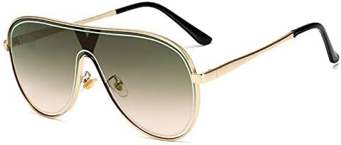 

Винтажные солнцезащитные очки 2027 года с плоской верхней частью для женщин, большие оправы, линзы с градиентом, круглые очки для мужчин, дорожные очки для вождения MTZJH, C6 Brown Pink