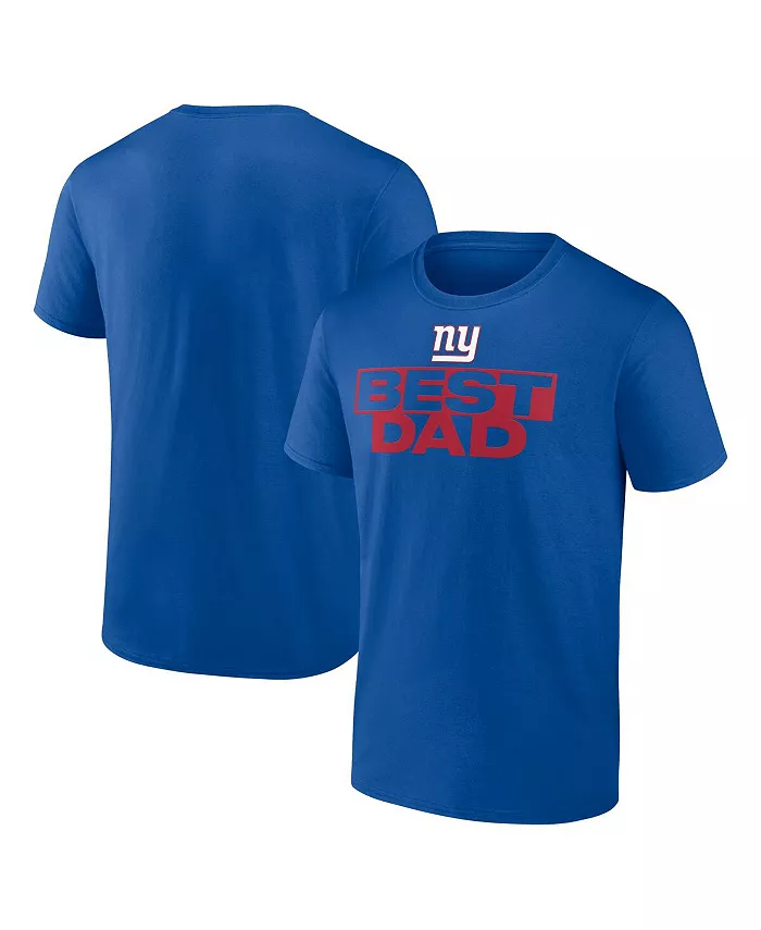 

Мужская футболка Royal New York Giants Best Dad Logo Athletic
