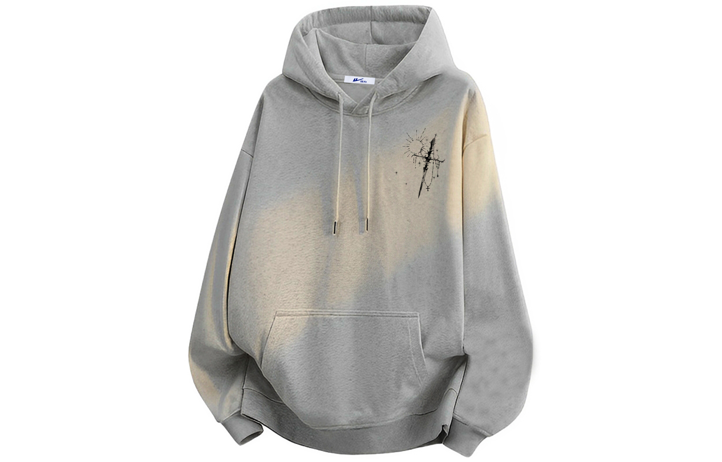 

Толстовка Unisex Hooded Thickened Regular WARRIOR, светло-heather серый (regular edition)