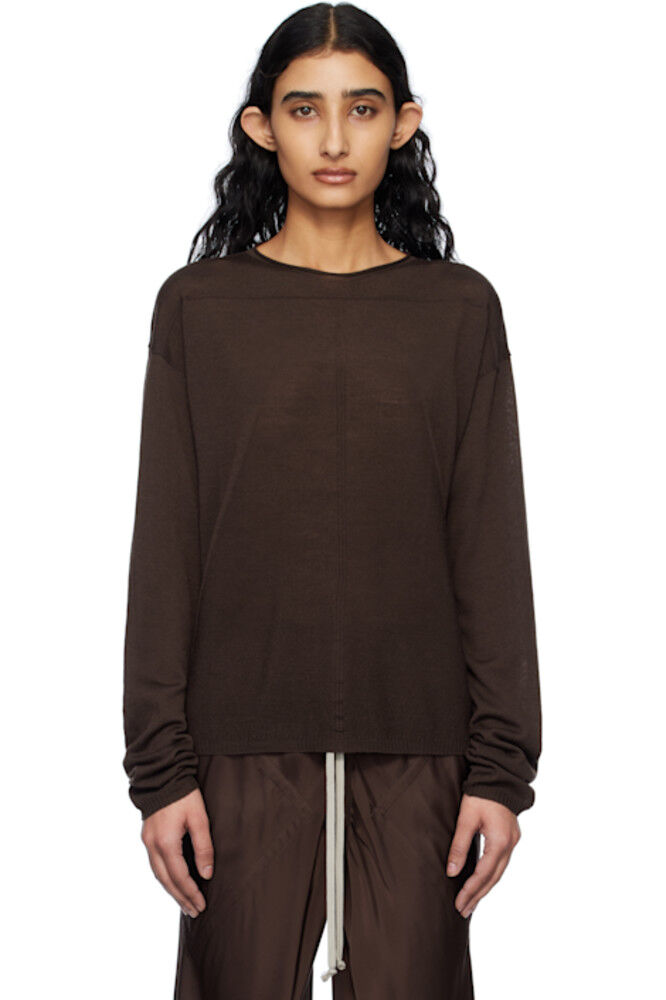 

Коричневый свитер Hollywood Pull Rick Owens