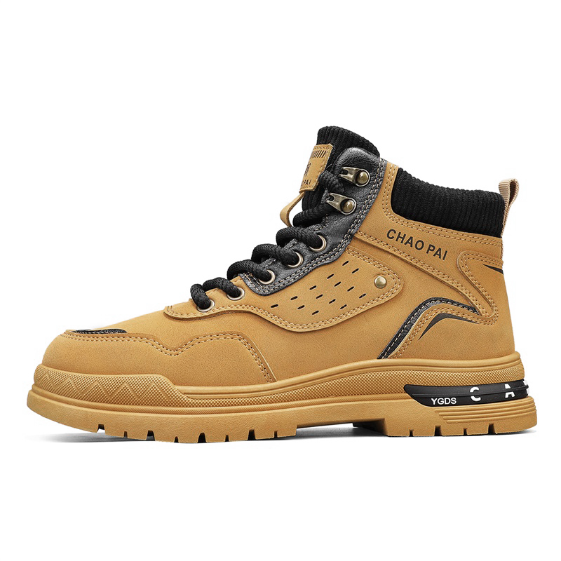 

CAHHRRN Жёлтые мужские берцы до середины икры, цвет Yellow