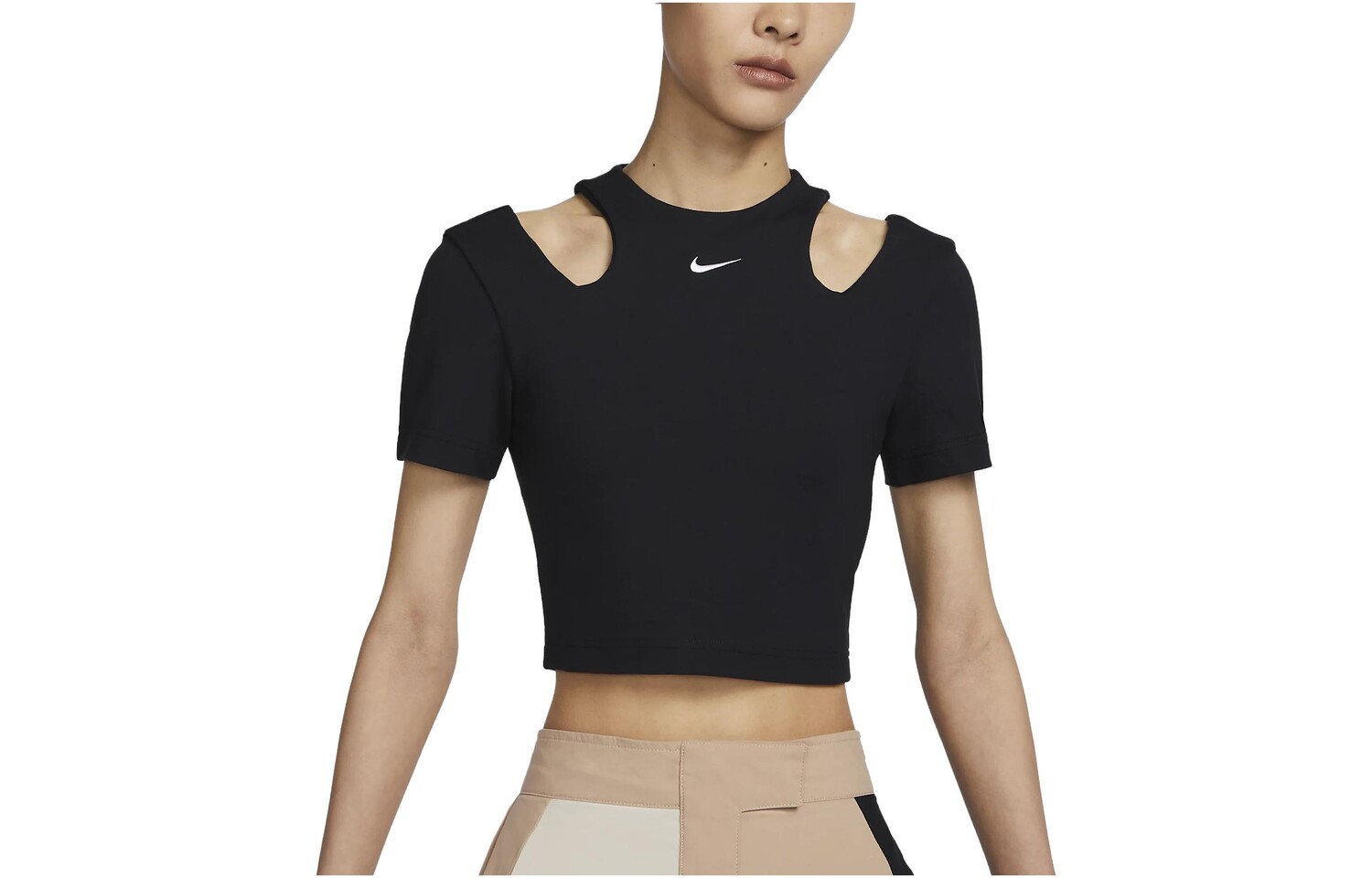 

Женский укороченный топ Nike, цвет Black