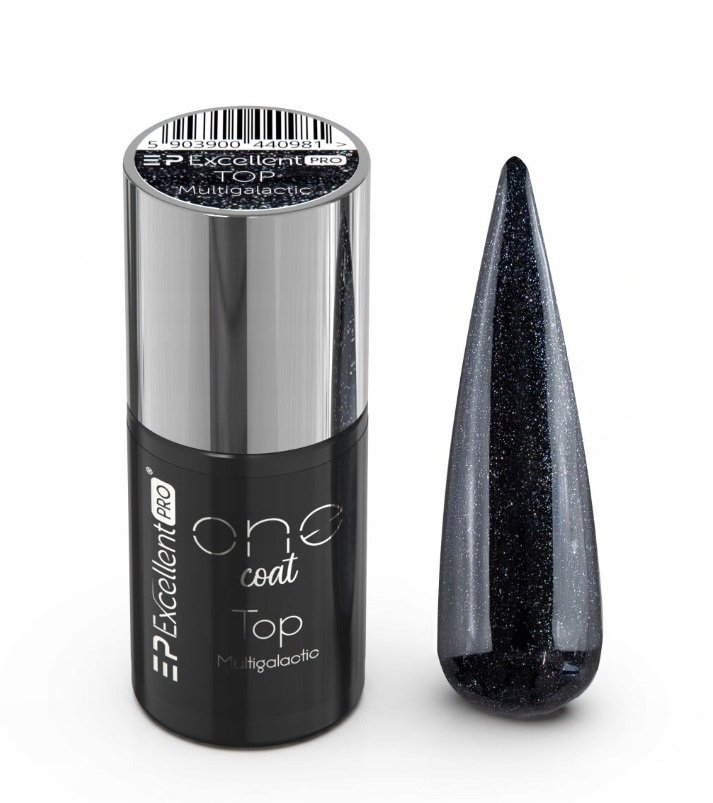 

Excellent Pro One Coat Top No Wipe Multigalactic Tempered With Particles 7 G Puderek