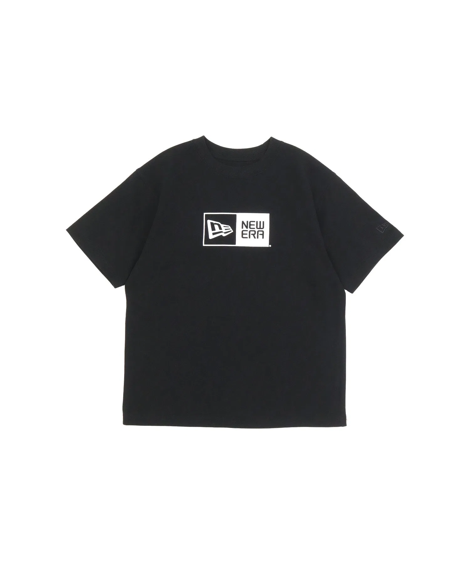 Детская футболка с логотипом NEW ERA чёрная