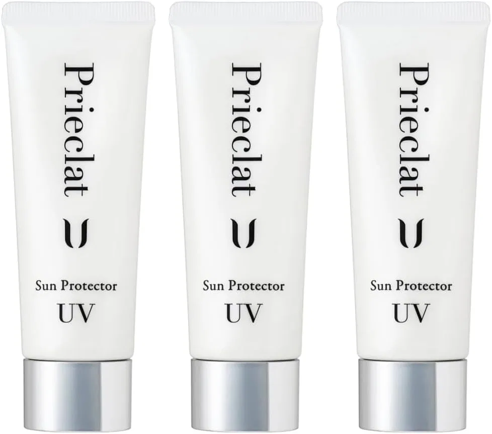 Солнцезащитный гель Prie Clat U Sun Protector UV, SPF50+ PA++++, без отдушки, 50 г x 3