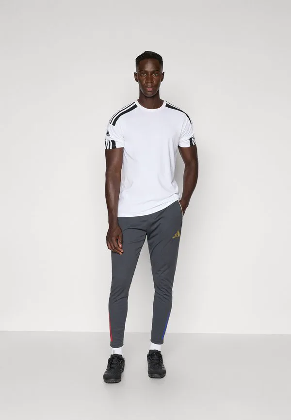 Брюки для тренировок olympique lyonnais 25/26 tiro25, клубная одежда Adidas Performance, Carbon/Hazy Beige — фото 2