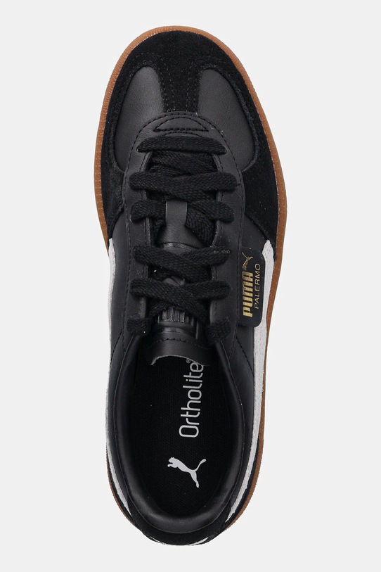 Детские замшевые кроссовки Palermo Lth Jr Puma, черный — фото 4