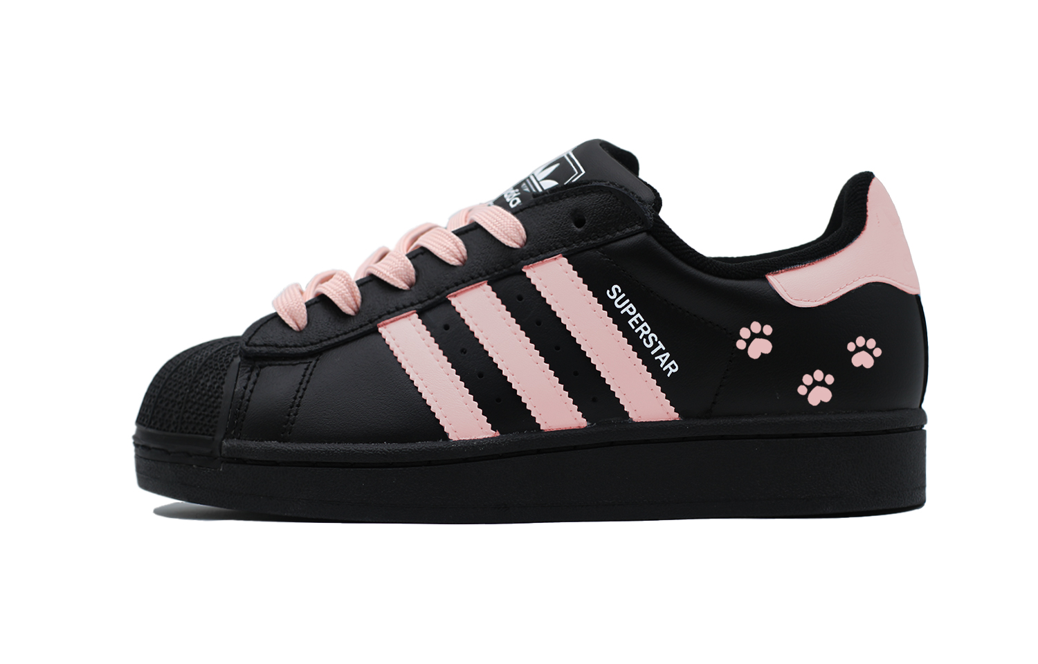 

Adidas Originals Низкие детские кроссовки для скейтбординга Superstar 2 Peach Cat Paw для подростков