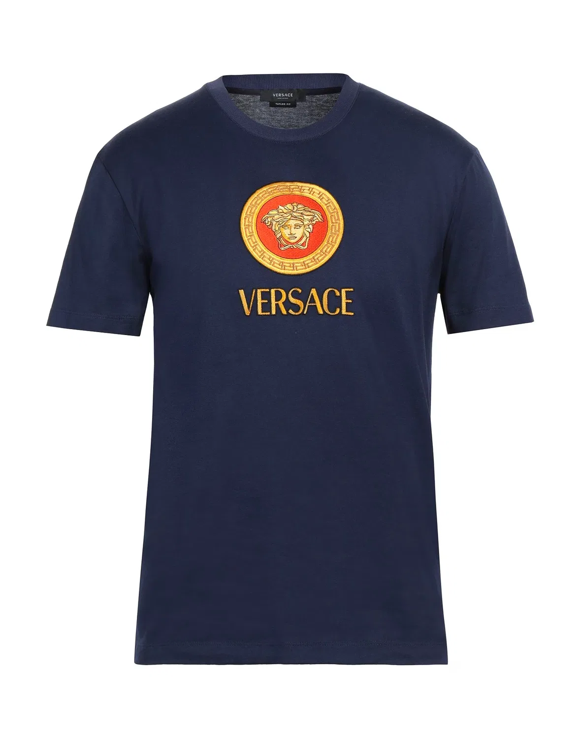 Футболка с логотипом VERSACE Midnight blue