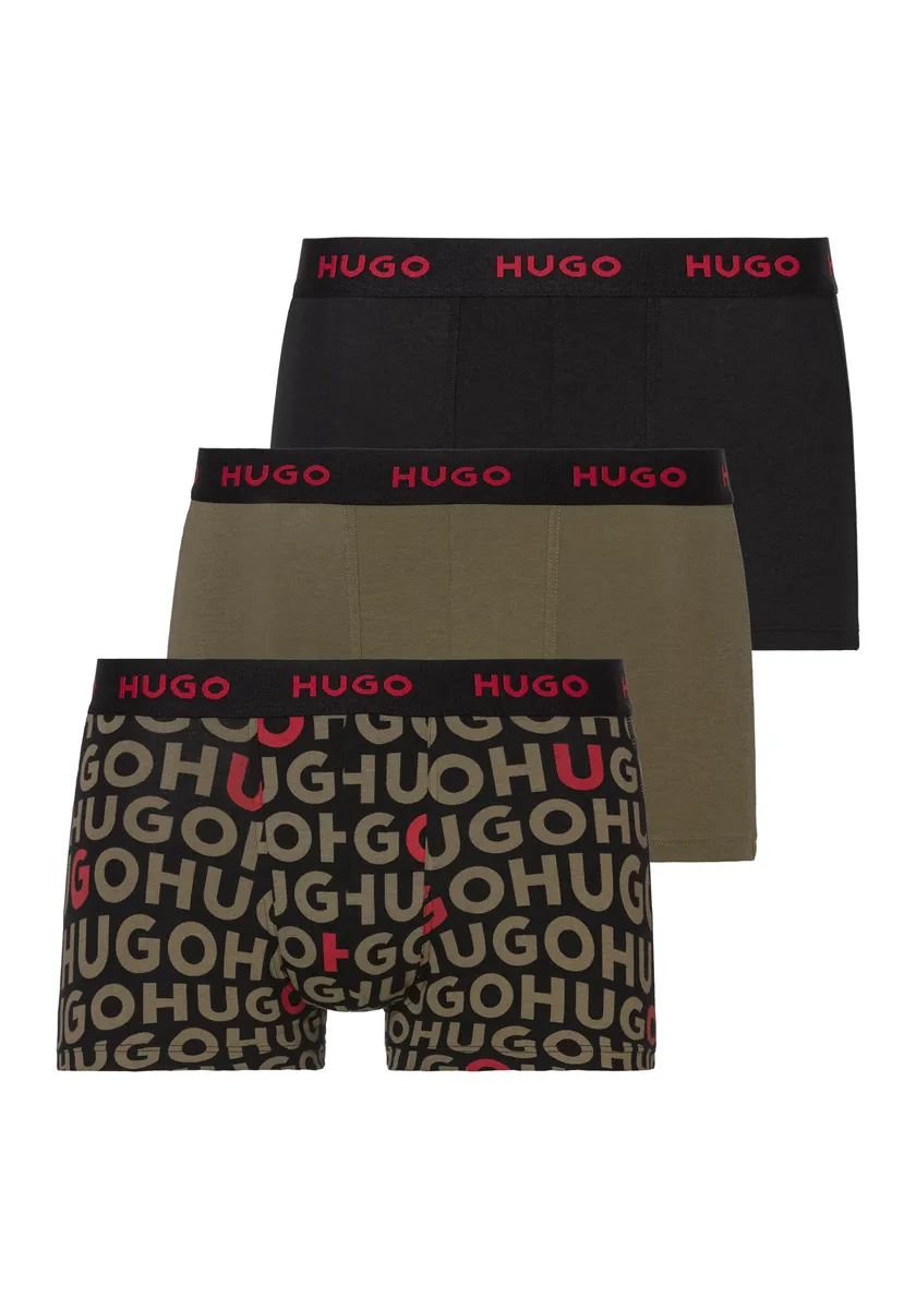 

HUGO Underwear Трусы "TRUNK TRIPLET DESIGN" (в упаковке 3, 3 шт.), с эластичным поясом, цвет Medium_Green_311