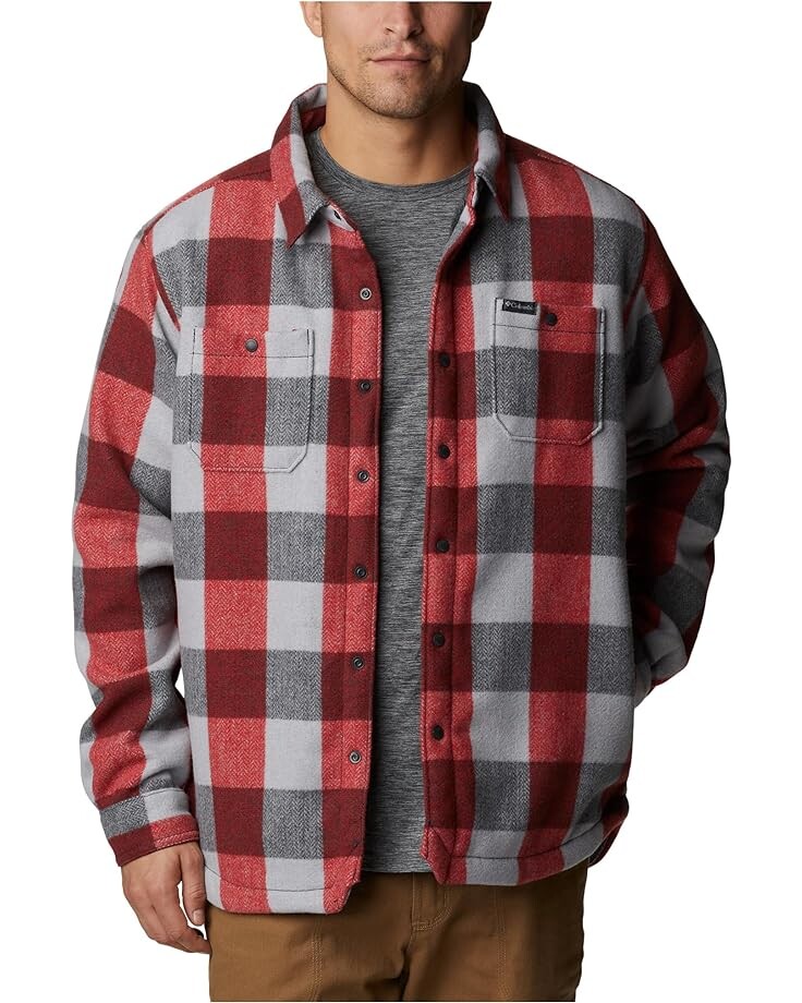 

Куртка Columbia Windward II Shirt, цвет Mountain Red Dimensional Buffalo