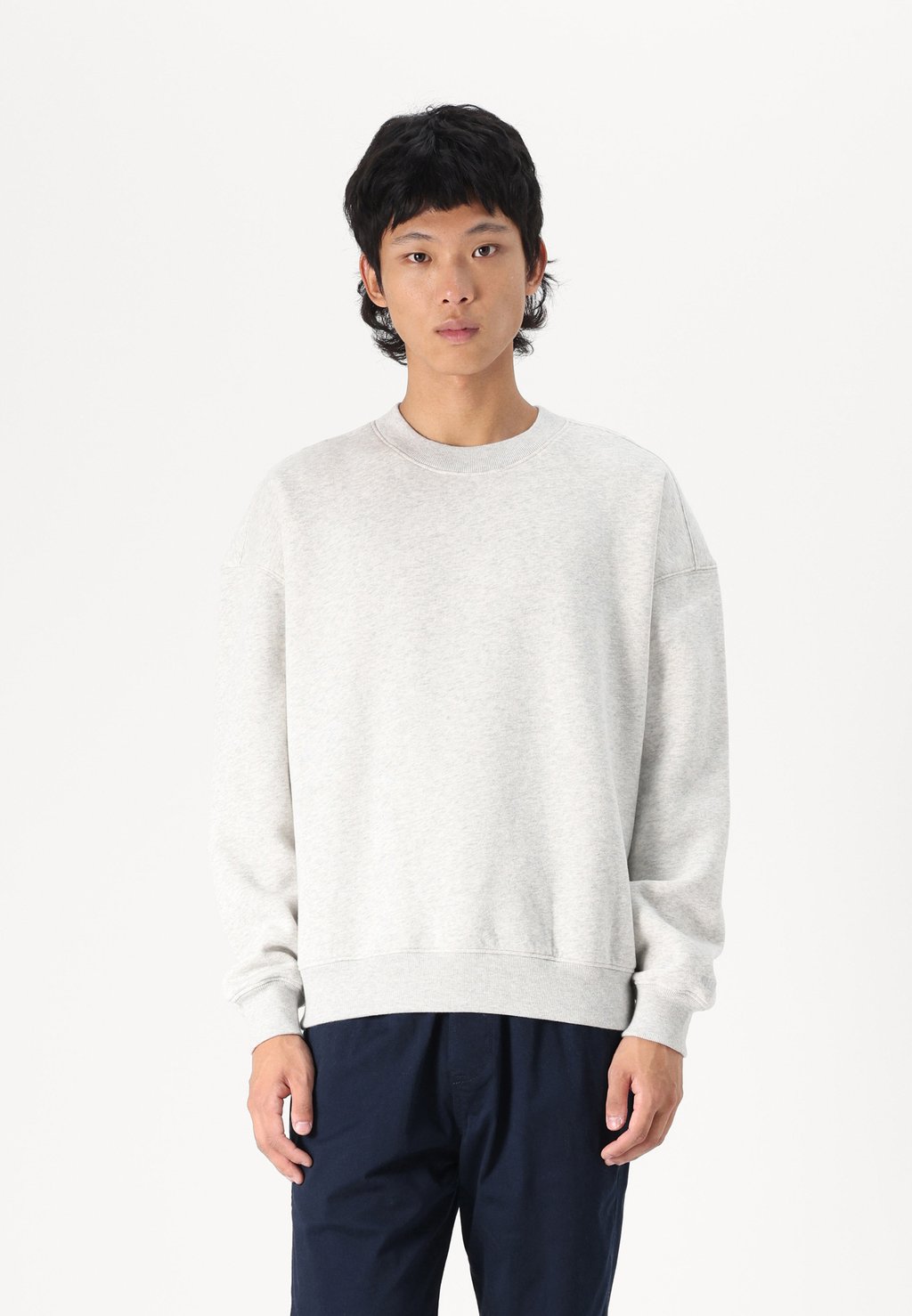 

Толстовка SOLID BOXY CREW Hollister Co., серый
