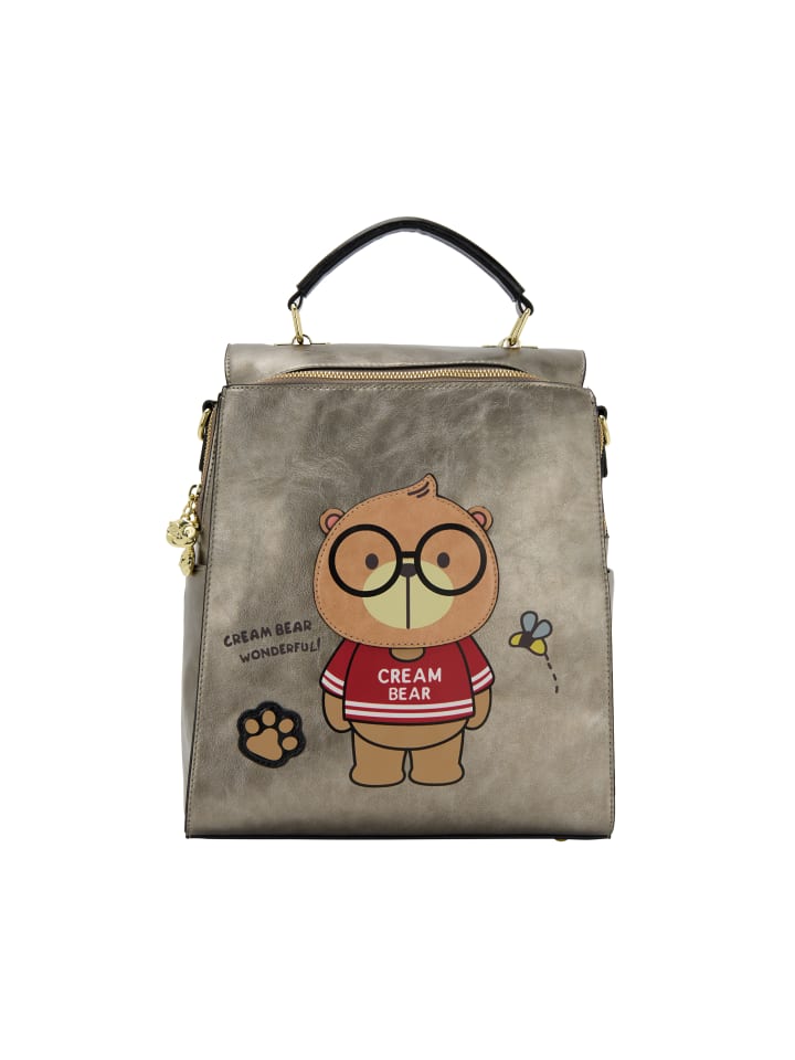 

MyMo Рюкзак для девочек серого цвета