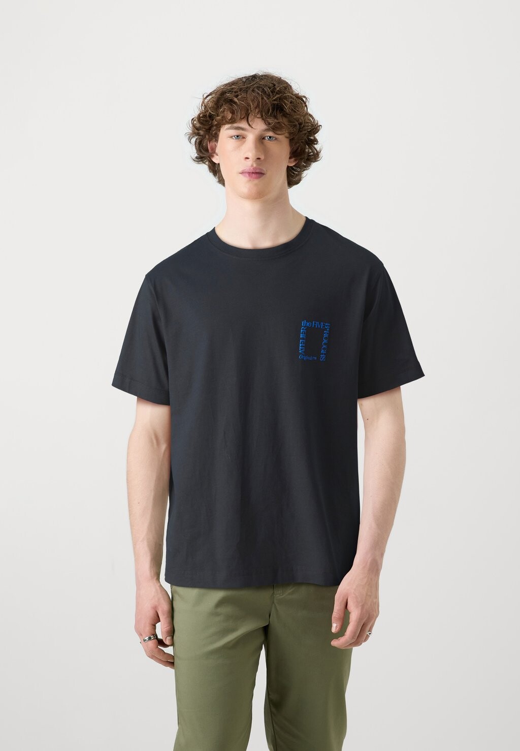 

Футболка с принтом JORBROOKLYN GRAPHIC BACK TEE Jack & Jones, черный