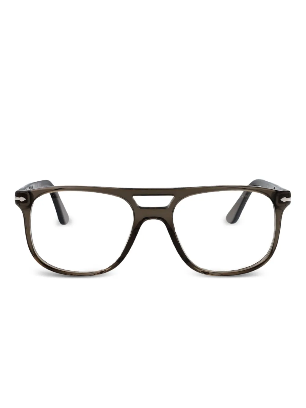 

Очки в прямоугольной оправе с двойным мостом Persol, черный