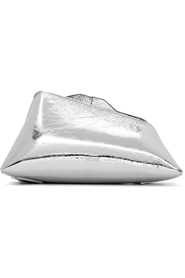 

Большой клатч "8.30 pm" The Attico, серебро