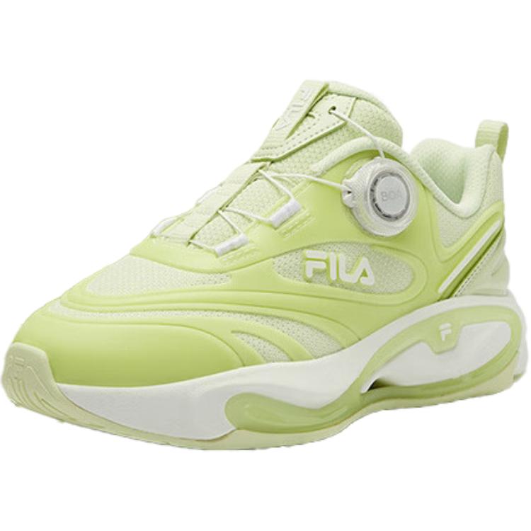 

FILA KIDS Детские беговые кроссовки Low Top с технологией BOA, устойчивые к ударам и истиранию, Light Green