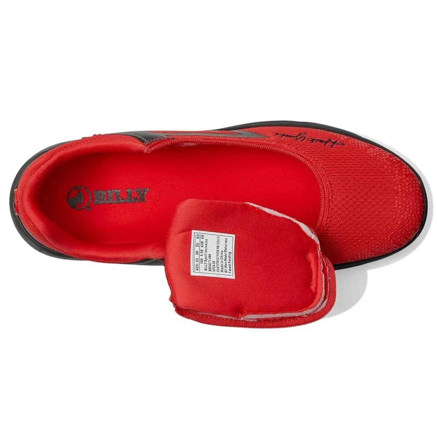 Billy Footwear Мужские кроссовки Billy Sport Inclusion BM24171-600, красные, в стиле Lifestyle, модель VER843 — фото 2