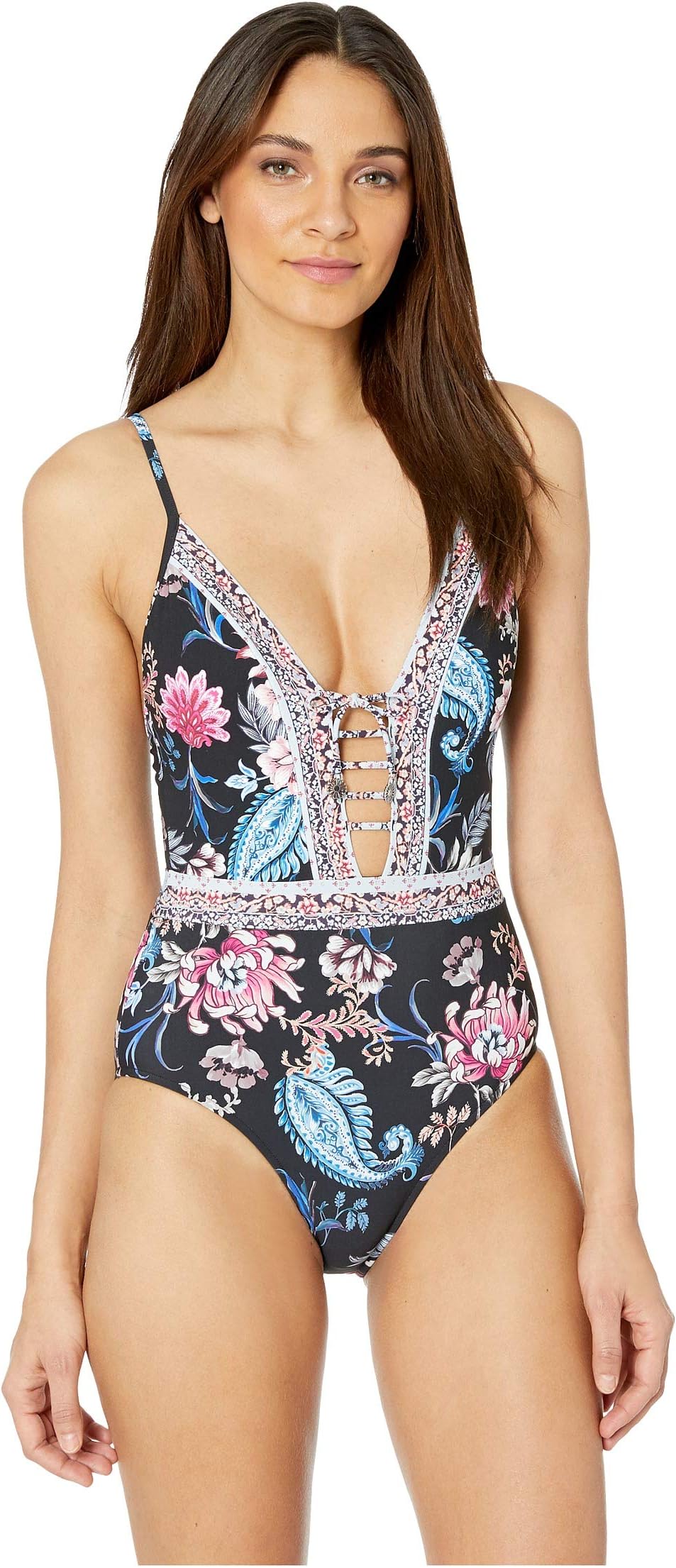 

Купальник Seafolly Water Garden Maillot One-Piece, черный