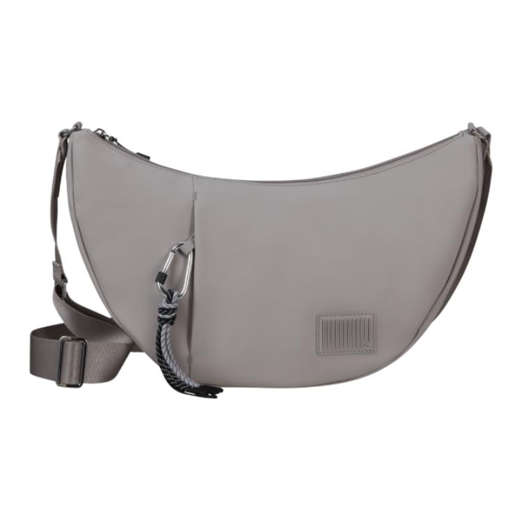 

Samsonite Женская сумка-хобо через плечо серо-розовая