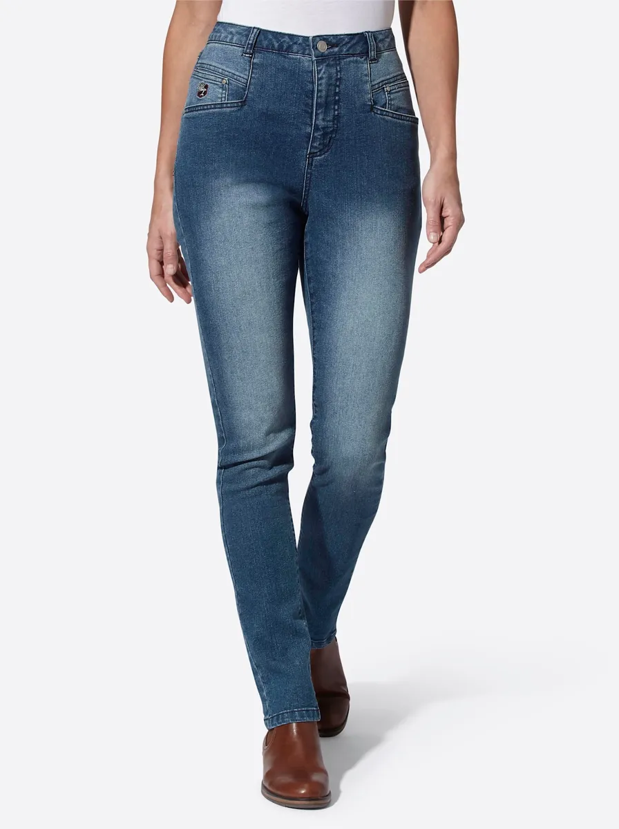 

Удобные джинсы в стиле casual (1 шт.) Casual Looks, синий