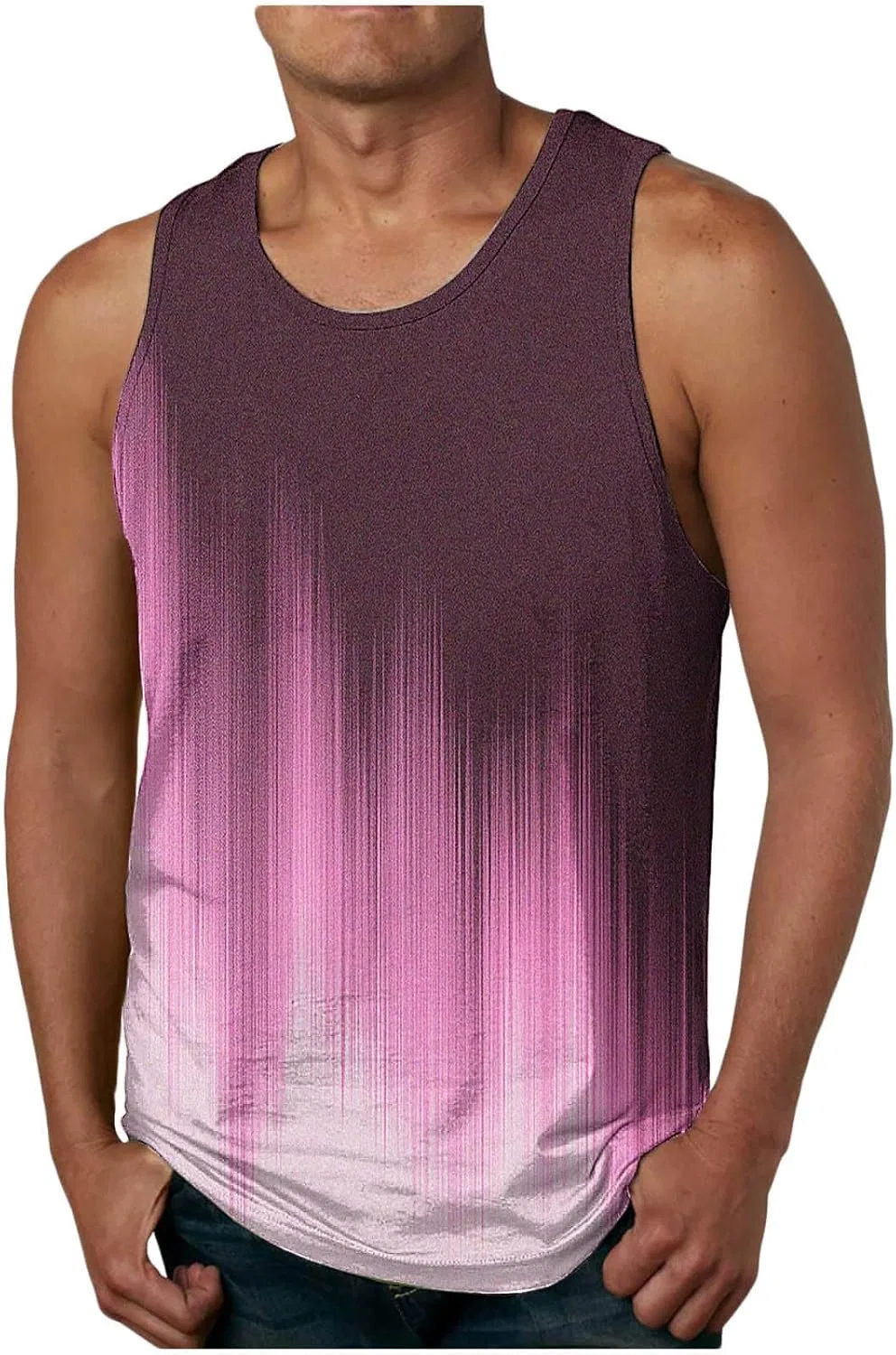Мужской топ для бодибилдинга, Purple