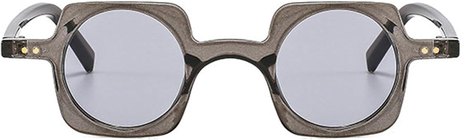 

Хелена Модные милые шикарные маленькие квадратные солнцезащитные очки для женщин и мужчин в стиле ретро панк 90-х, круглые с градиентом, мужские с заклепками, овальные солнцезащитные очки helena, C3