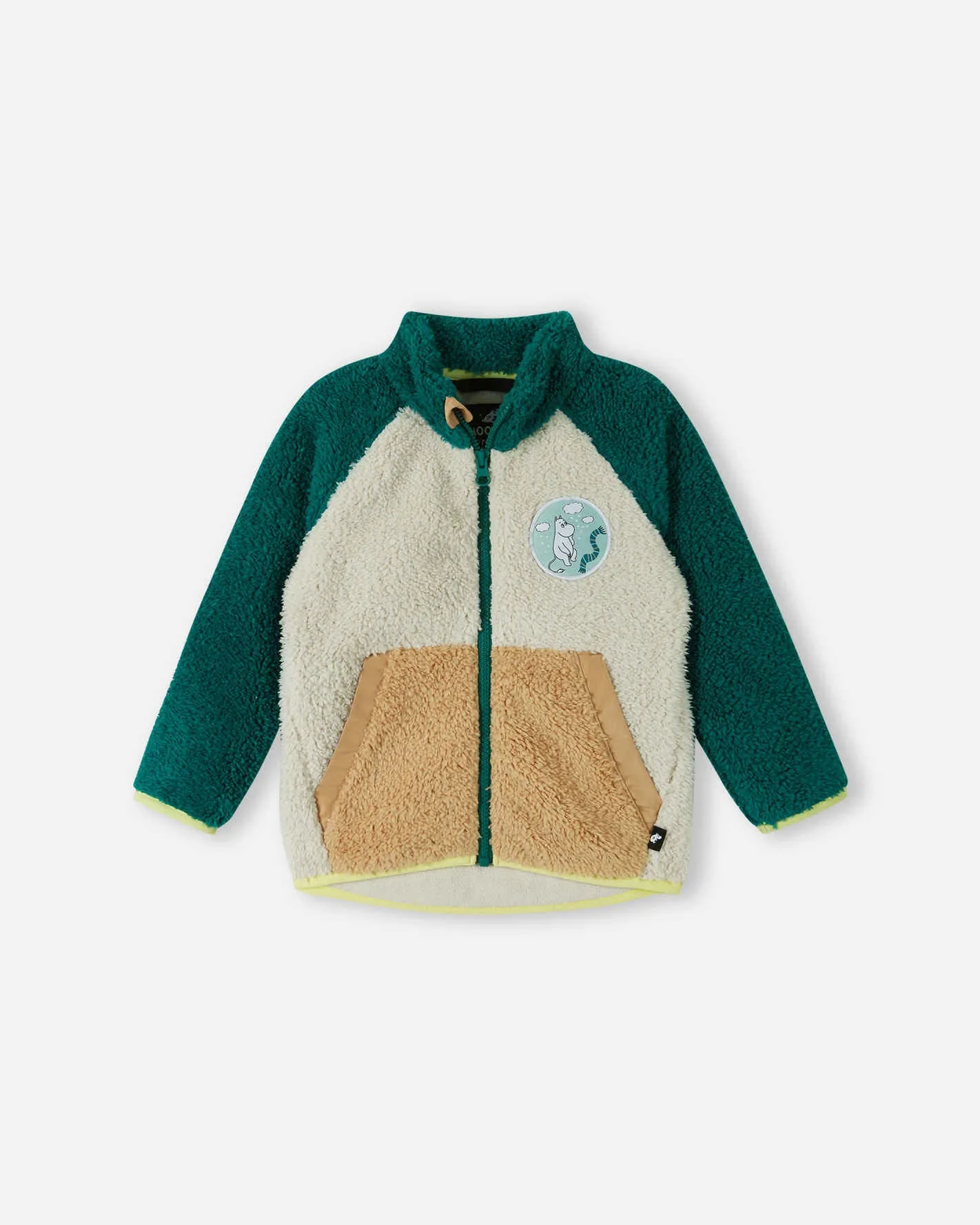 

Флисовая куртка для малышей Муми-тролль Крамго Reima, цвет Deeper Green