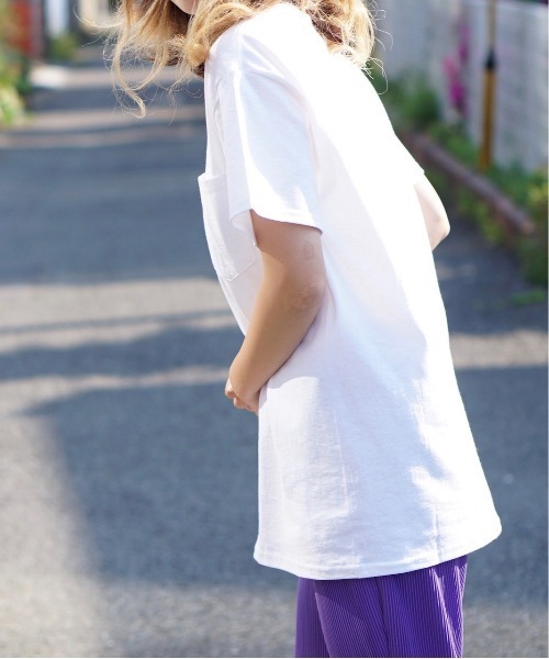 

C.E.L.STORE Футболка с короткими рукавами и карманом, GILDAN, белый