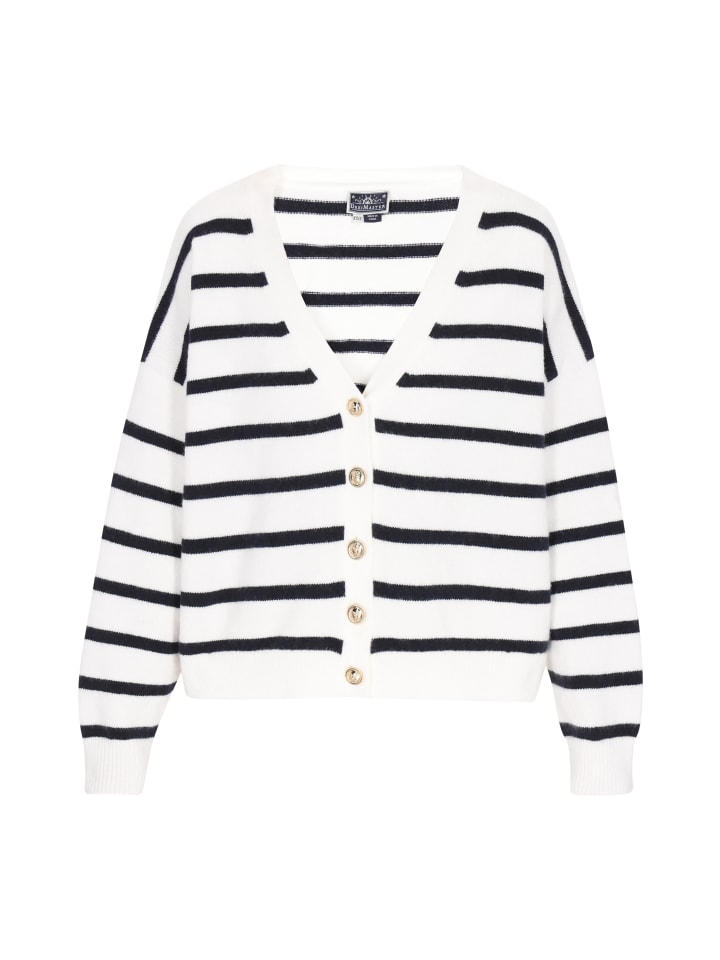 

Спортивная куртка DreiMaster Maritim, цвет offwhite navy stripe