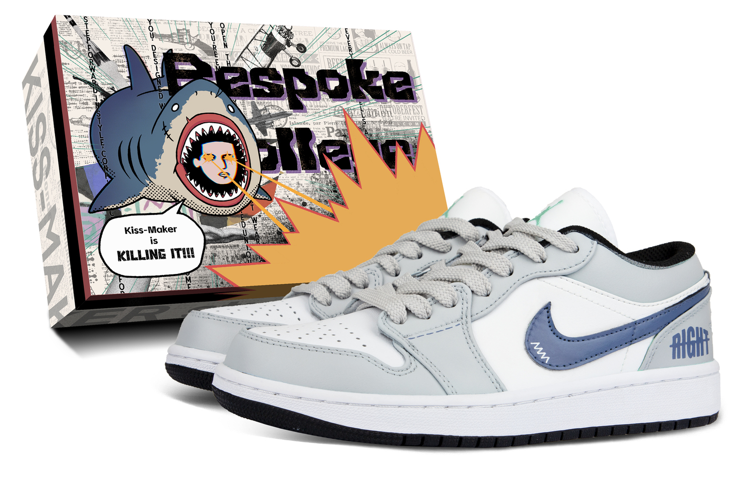 

Jordan кроссовки Air 1 Cushioning низкие винтажные баскетбольные Unisex Gray