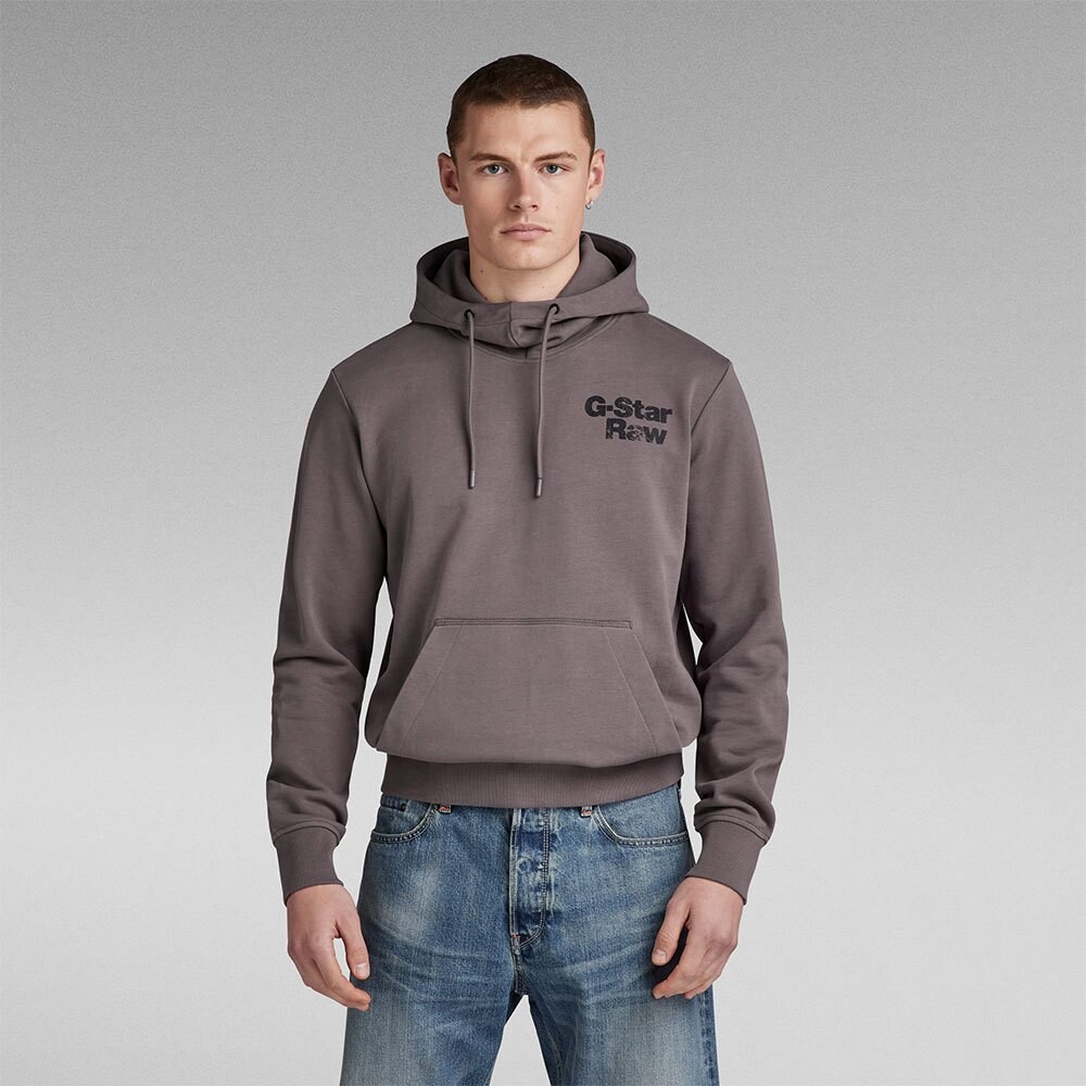 

Худи G-Star Back Print, серый