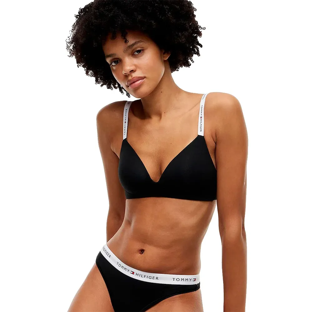 

Бюстгальтер-треугольник Tommy Hilfiger с легкой подкладкой, черный