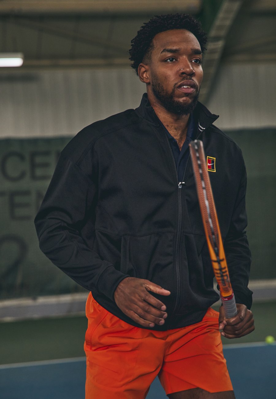 Толстовка Nike Performance NIKECOURT HERITAGE SUIT JACKET, Black /Black