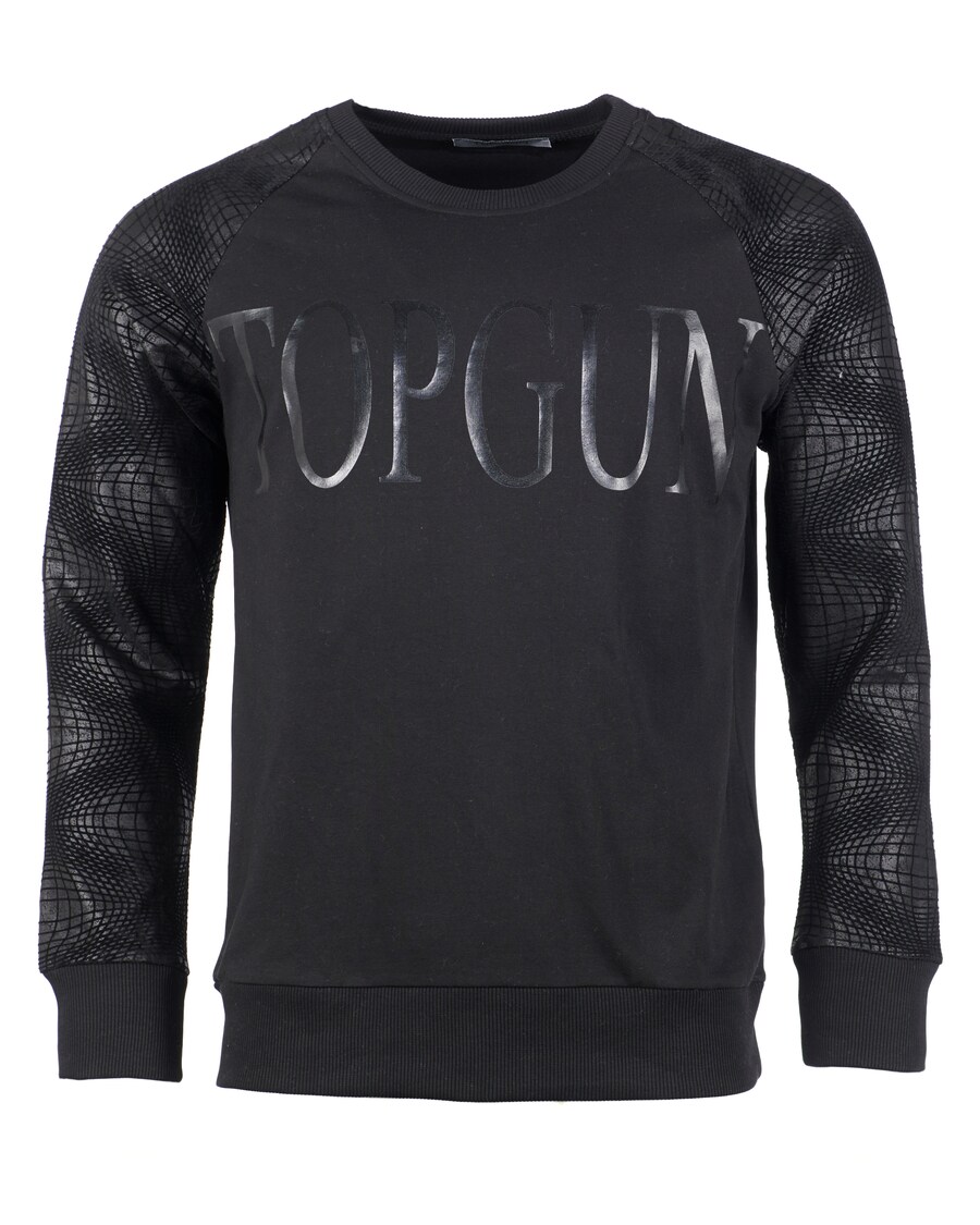 

Свитер TOP GUN Sweatshirt Black Swarn, черный