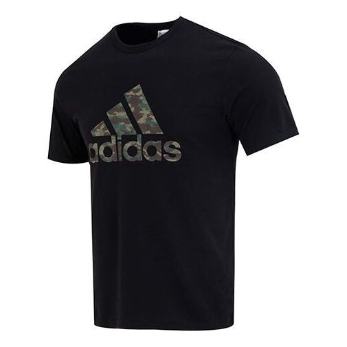 

Футболка adidas Camo Short Sleeve T-shirt 'Black', черный