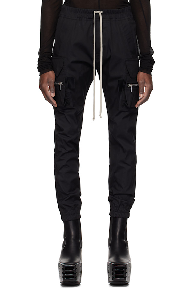 

Грузовые штаны Hollywood Mastadon Rick Owens, черный