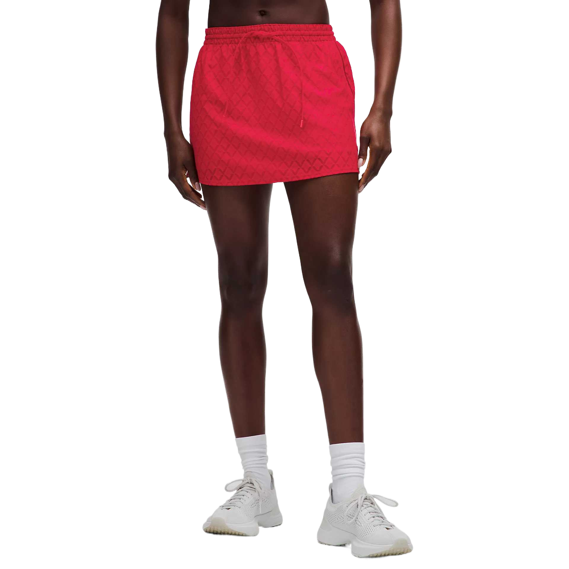 

Женские теннисные шорты Lululemon, темно-красный