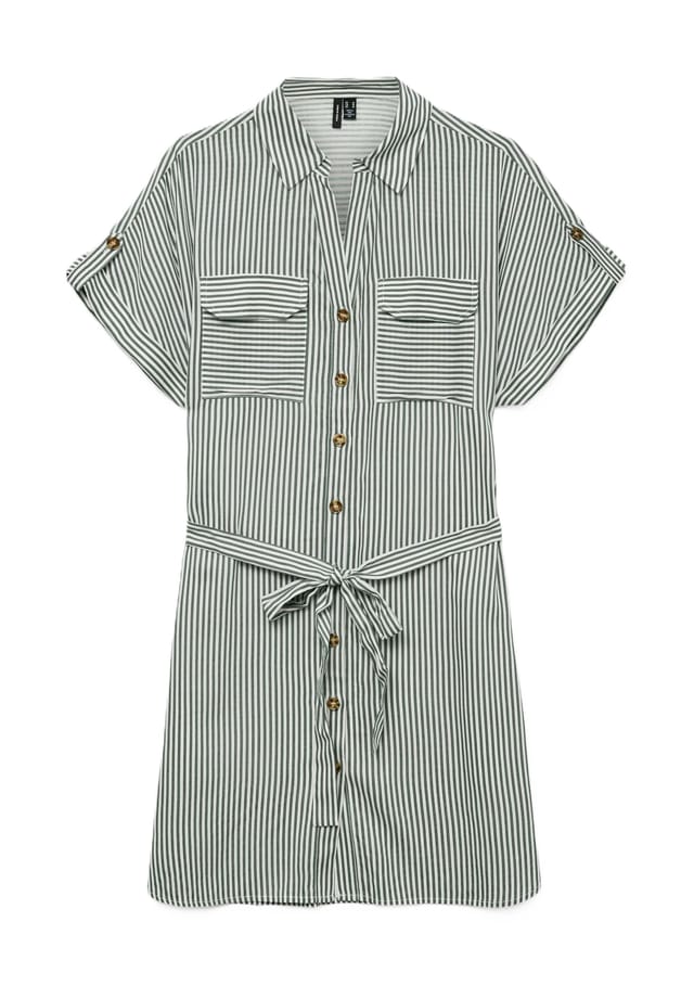 

Платье-Рубашка с "бугристым" поясом на талии Vero Moda, цвет 224196002 laurel