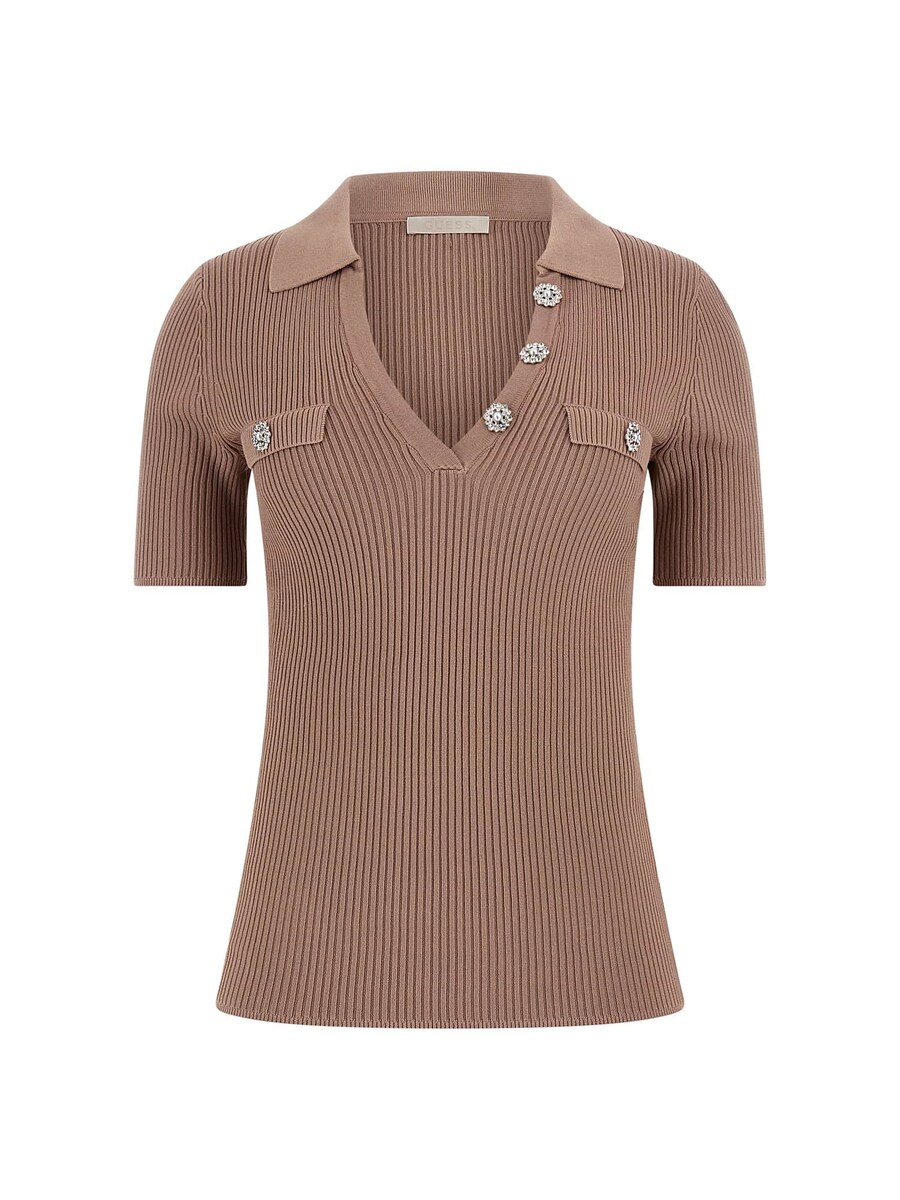

Тонкий вязаный свитер GUESS Sweater, цвет chamois