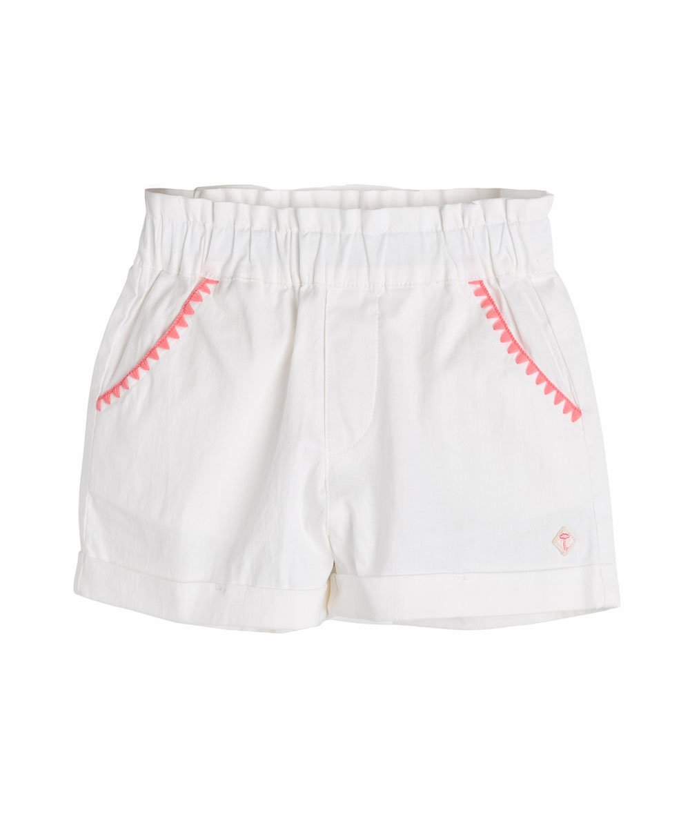Льняные брюки Raya длиной 4/4 Moimoln, Off white