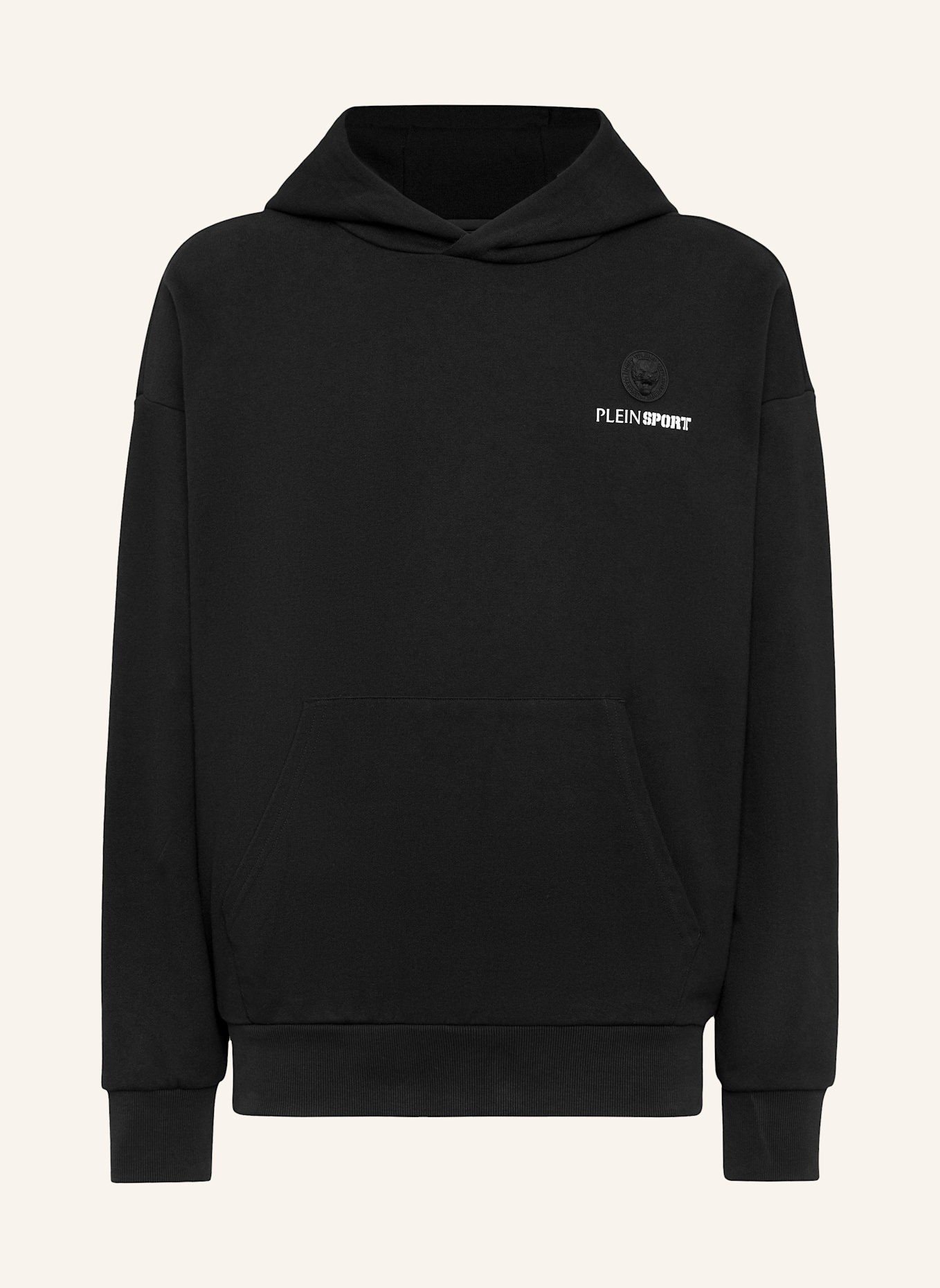

Царапина на толстовке с капюшоном Plein Sport, черный