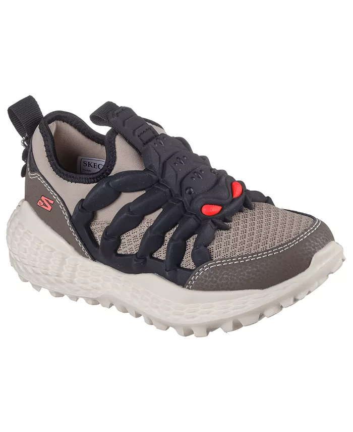 

Детские спортивные слипоны Monster - Creature-Brisk от Finish Line для мальчиков Skechers, мультиколор